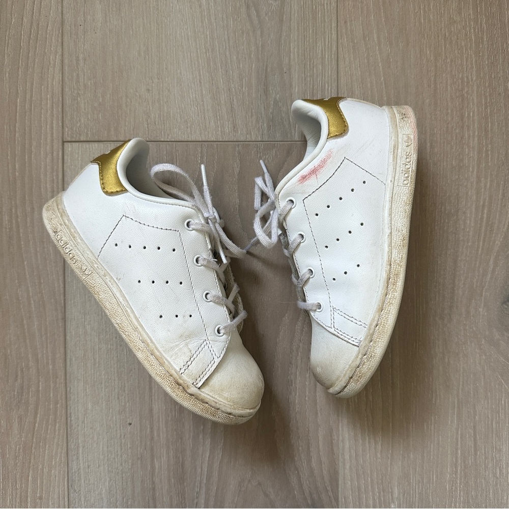 Adidas Stan Smith Kids Gold Sneakers 10T
